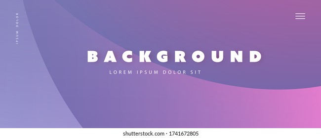 Abstract Purple Minimal Geometric Pattern Background, Multi Purpose Template, Gradient Shapes Composition, Futuristic Poster, Header or Landing Page Design - Vector Illustration