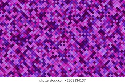 Fondo de mosaico púrpura abstracto, elementos geométricos