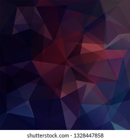 Abstract purple mosaic background. Triangle geometric background. Design elements. Vector illustration