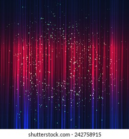 Abstract purple music equalizer. Vector illustration.