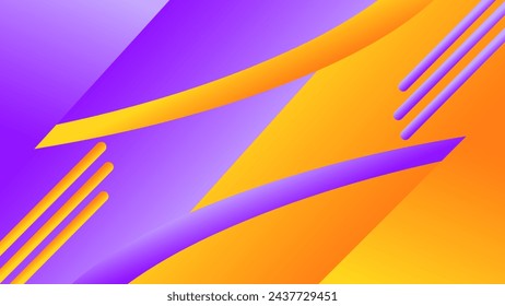 ABSTRACT PURPLE ORANGE BACKGROUND ELEGANT GRADIENT SHAPE SMOOTH LIQUID COLOR DESIGN VECTOR TEMPLATE GOOD FOR MODERN WEBSITE, WALLPAPER, COVER DESIGN 