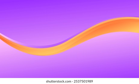 ABSTRAKT VIOLETT ORANGEFARBENER HINTERGRUND ELEGANTER FARBVERLAUF GLATT FLÜSSIG BUNTES DESIGN MIT HANDGEZEICHNETEN FORMEN VEKTORVORLAGE GUT FÜR MODERNE WEBSITE, TAPETE, DECKELDESIGN 