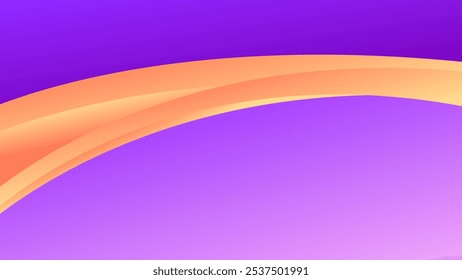 ABSTRACT PURPLE ORANGE BACKGROUND ELEGANT GRADIENT SMOOTH LIQUID COLORFUL DESIGN WITH HAND DRAWN SHAPES VECTOR TEMPLATE GOOD FOR MODERN WEBSITE, WALLPAPER, COVER DESIGN 