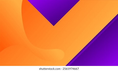 ABSTRACT PURPLE ORANGE BACKGROUND ELEGANT GRADIENT SMOOTH LIQUID COLORFUL DESIGN WITH HAND DRAWN SHAPES VECTOR TEMPLATE GOOD FOR MODERN WEBSITE, WALLPAPER, COVER DESIGN 