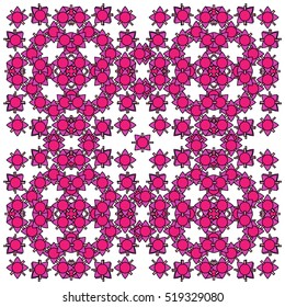 Abstract purple ornament