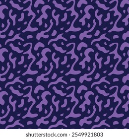Abstract purple pattern of abstract soft shapes on dark background for backgrounds, textiles and wallpapers. The random arrangement of shapes makes it ideal for a variety of design purposes.