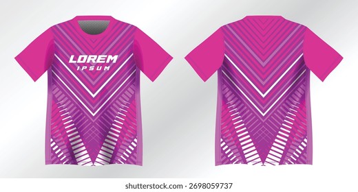 abstract purple pink background pattern for sport jersey design mockup