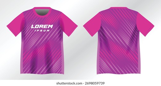 Patrón de fondo rosa púrpura abstracto para la maqueta de diseño de jersey deportivo