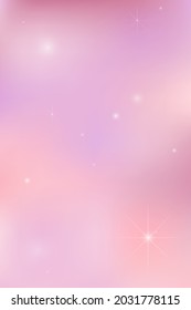 Abstract purple and pink background. Space stars on blurred abstract background. For backdrop, wallpaper, background.  Vector illustration.