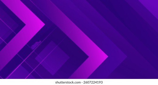 Abstract purple pink banner geometric background. vector modern