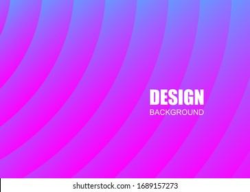 Abstract purple pink blue gradient background. Modern Geometric shape on line waves. Design for wallpaper cover presentation banner. Futuristic wavy background. Vector
