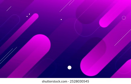 Abstractas fondo diagonal rosa púrpura. Composición de Formas dinámicas. Vector Eps10