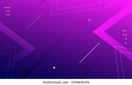 Abstract Purple Pink Geometric Shape Futuristic Stock Vector (Royalty ...