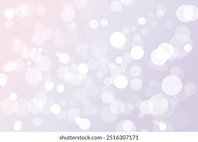 Abstract purple and pink gradient blur background with bokeh light vector illustration