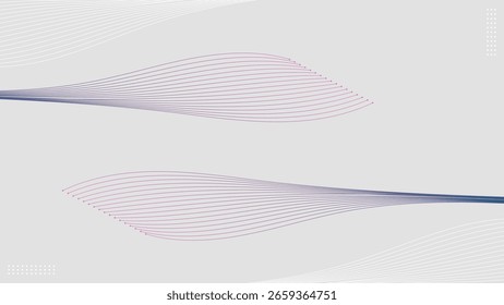 Abstractas líneas de degradado rosa púrpura ondas de fondo moderno. Ilustración vectorial.