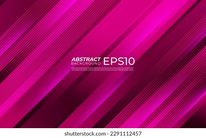 abstract purple pink gradient liquid color with geometric shape background. eps10 vector