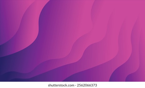 Abstract Purple Pink Gradient Waves Background Design Wallpaper