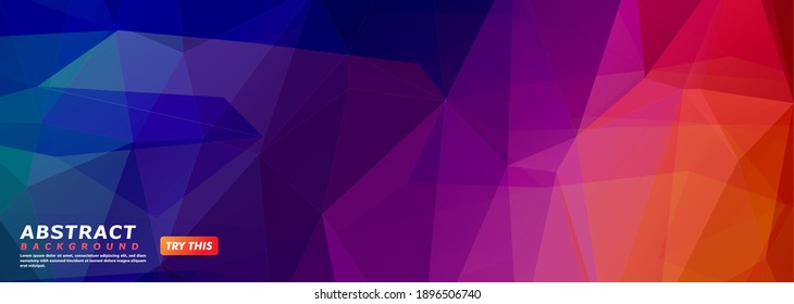Abstraktes violettes rosa Mosaikmuster, Hintergrunddesign. Für Background, Wallpaper, Banner, Poster, Broschüre, Karte, Web, Präsentation verwendbar.