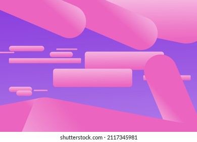 Resumen Ilustración del vector pill púrpura rosa