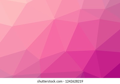 Abstract purple pink polygon geometric background. Low Poly Style, Business Design Templates. Vector and illustration.