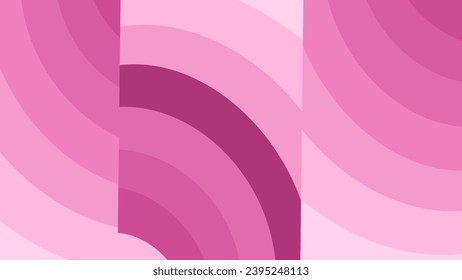 Abstract purple and pinkish wave pattern with color gradient. Geometric vector illustration background, creative design template. 4k resolution