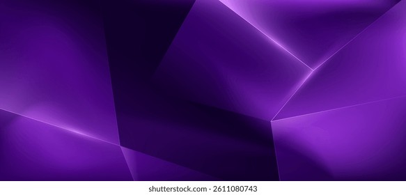 Abstract purple polygon elegant background vector illustration for banner business product presentations