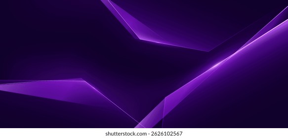 Abstractas Ilustración vectorial de fondo elegante de polígono púrpura para presentaciones de productos de negocios de Anuncio