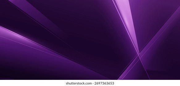 Polígono púrpura Abstractas elegante con líneas brillantes Ilustración vectorial de fondo para presentaciones de productos de negocios de Anuncio