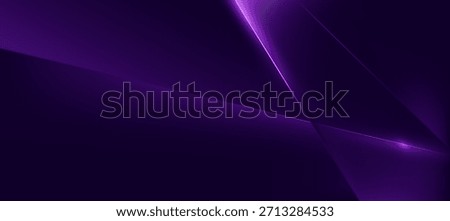 Abstract purple polygon luxury on blue dark background vector. Social ads banner or Landing page.