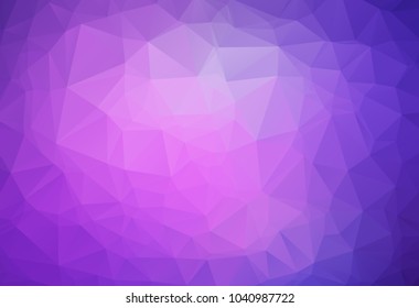 Abstract Purple Polygonal Mosaic Background, Creative Design Templates