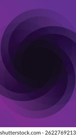 Abstract purple radial circles background with rotation effect. Circular colorful digital sound wave. Lilac abstract swirl background. Moire abstract texture. For posters, brochures, covers, banners. 