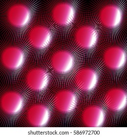 abstract purple red background, pink prickles