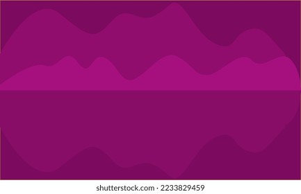 Abstract purple reflection water background