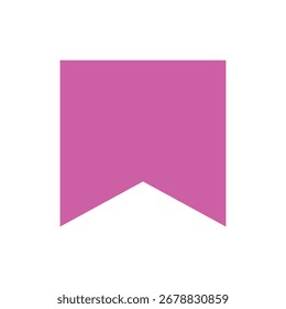 elemento de design de forma roxa abstrata