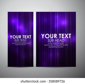 Abstract purple shining line pattern. Graphic resources design template. Vector illustration
