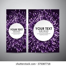 Abstract purple shining  pattern. Graphics resources design template. Vector illustration