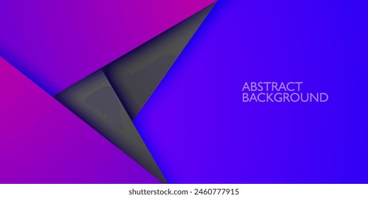 Abstract purple square overlap background for graphics design. Dark purple and blue gradient background elements. Eps10 vector