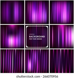 Abstract purple striped background
