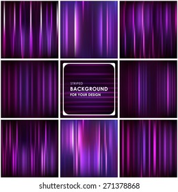 Abstract purple striped background