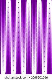 Abstract purple striped background, trendy violet and white design