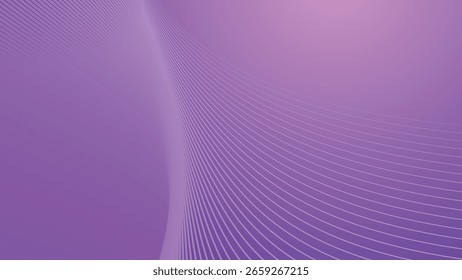 Roxo abstrato com plano de fundo de linha de listras para design moderno e elegante, interface de usuário da Web e visuais digitais