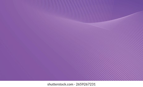 Roxo abstrato com plano de fundo de linha de listras para design moderno e elegante, interface de usuário da Web e visuais digitais