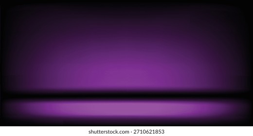 Fondo de estudio púrpura Abstractas para la presentación del producto habitación vacía con sombras. Sala 3D con espacio de copia 