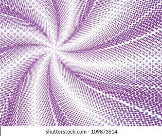 Abstract purple swirl background with point
