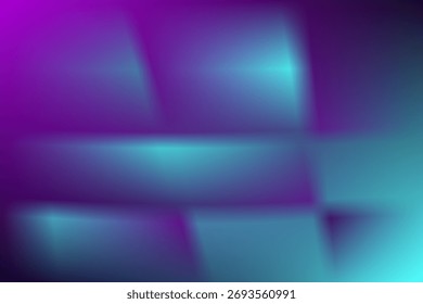 Gradiente púrpura y verde azulado Abstractas con bloques de luz suave para el arte digital moderno