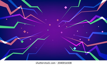 Abstract purple trendy background. Cool background design for posters.
