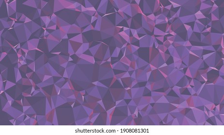 Abstract Purple Triangle Background. Colorful gradient mosaic backdrop. Geometric background for design. Hipster triangular background. Seamless Polygonal Brilliant Pattern. EPS10 Vector