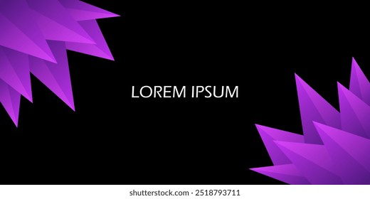 Abstrato triângulo roxo mistura geometria iluminação fundo, tecnologia ou fundo tema de negócios.