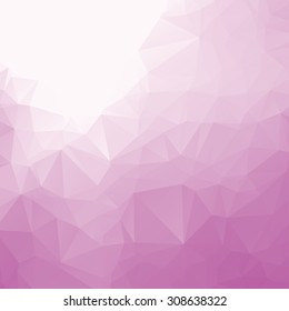 Abstract purple triangle geometrical background . Vector illustration