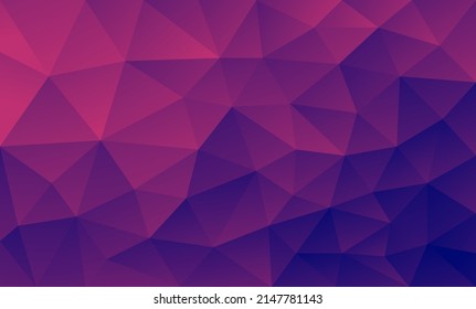 Resumen diseño de ilustración vectorial de fondo geométrico de triángulo púrpura